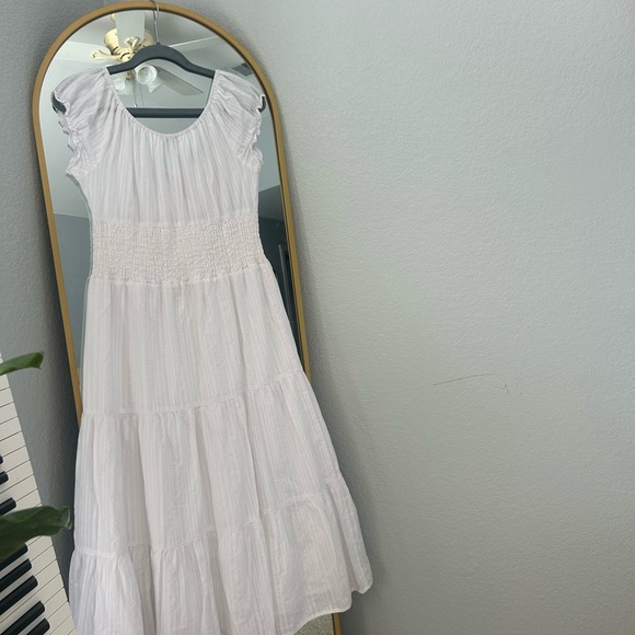 Rails Daria Midi Dress- White Powder Stripe - Picture 6 of 6